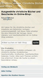 Mobile Screenshot of christliche-verlage.de